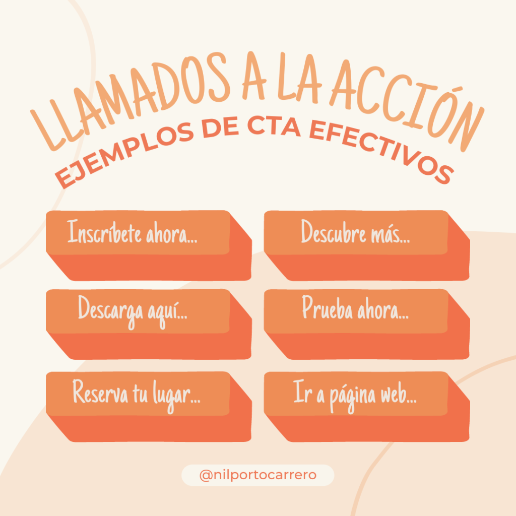 Ejemplos de llamados a la acción (CTA) efectivos